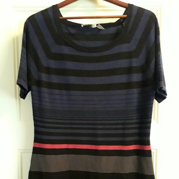 Poet Striped Knit Boatneck Tunic - Picture 2 of 5
